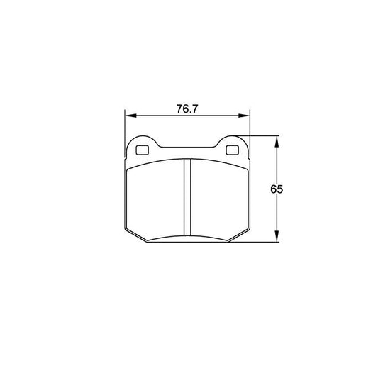 Pagid U-1587 Yellow Racing Pad - RS29 Compound