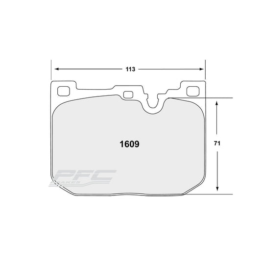 Performance Friction 1609.11.17.44 Racing Pad - 11 Compound