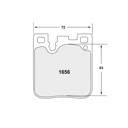 Performance Friction 1656.08.16.44 Racing Pad - 08 Compound