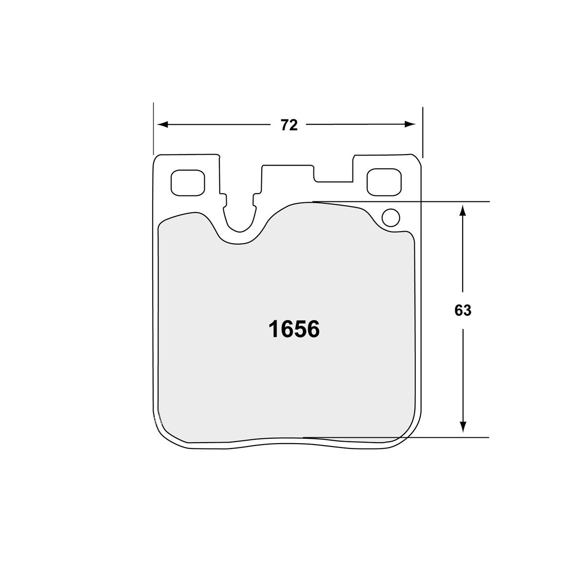 Performance Friction 1656.11.16.44 Racing Pad - 11 Compound