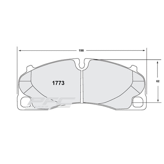 Performance Friction 1773.11.17.44 Racing Pad - 11 Compound