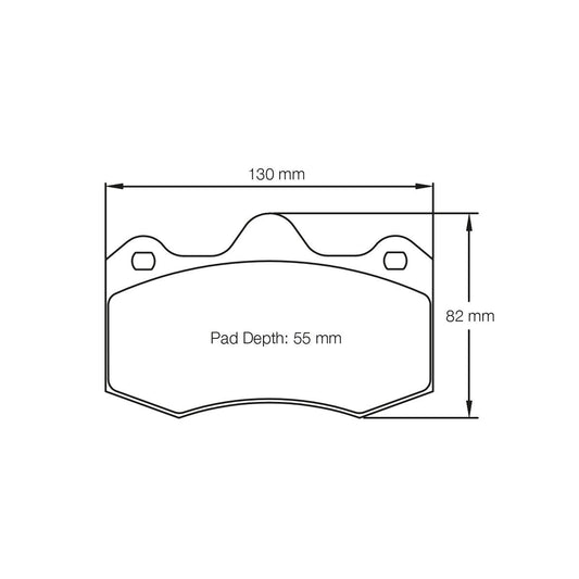 Pagid U-4345 Yellow Racing Pad - RS29 Compound