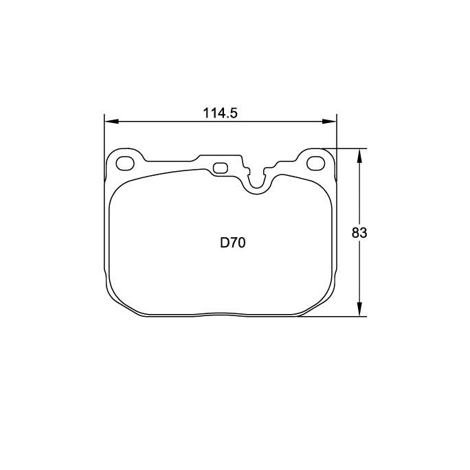 Pagid U-4931 Racing Pad - RSL-1 Compound