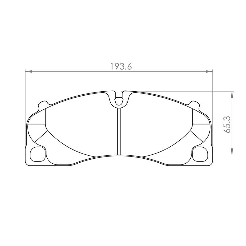 Performance Friction 7721.11.17.44 Racing Pad - 11 Compound