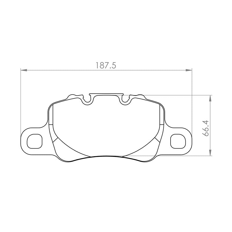 Performance Friction 7727.332.18.44 Racing Pad - 332 Compound