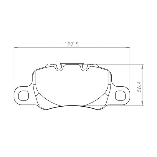 Performance Friction 7727.332.18.44 Racing Pad - 332 Compound