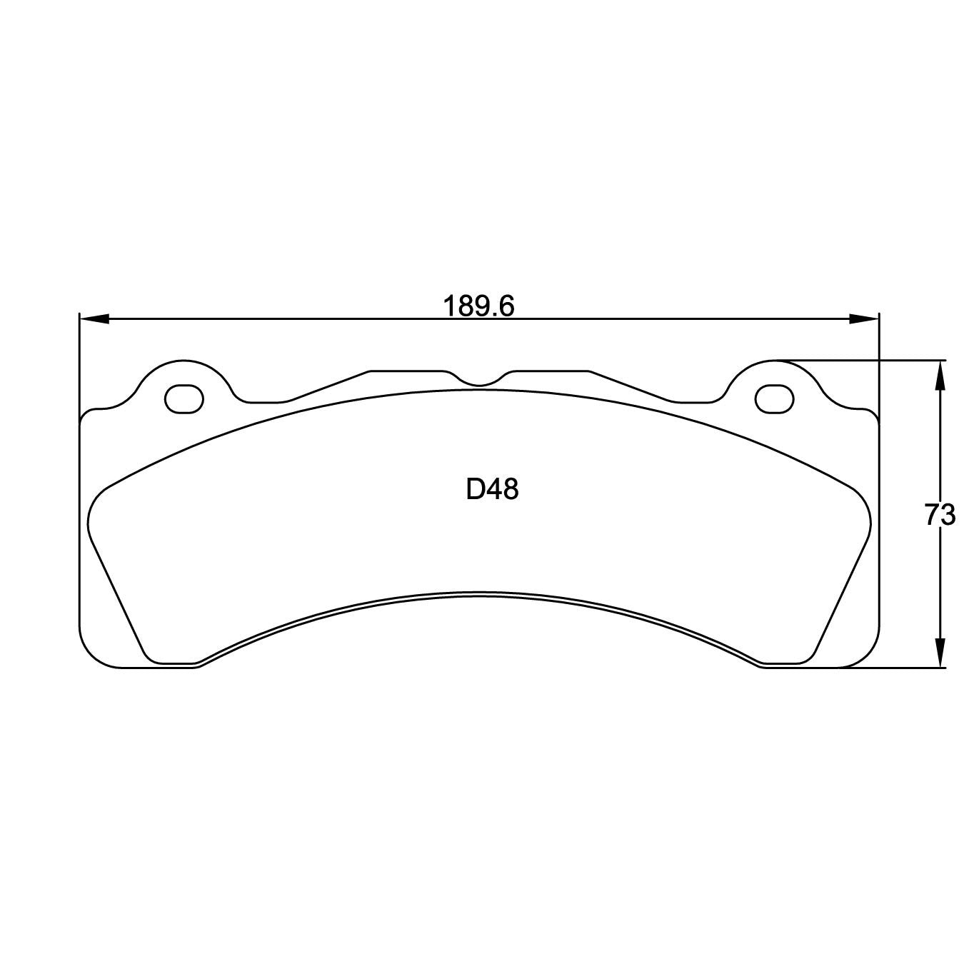 Pagid U-8061 Yellow Racing Pad - RS29 Compound