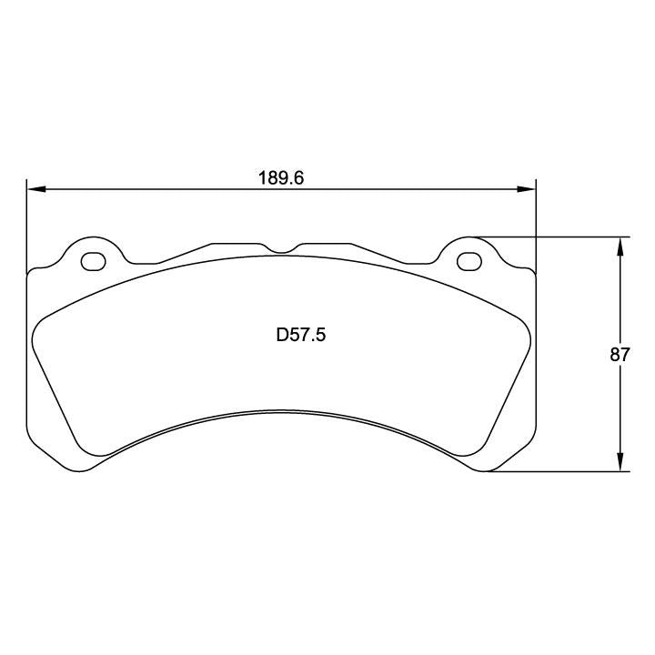 Pagid U-8062 Yellow Racing Pad - RS29 Compound