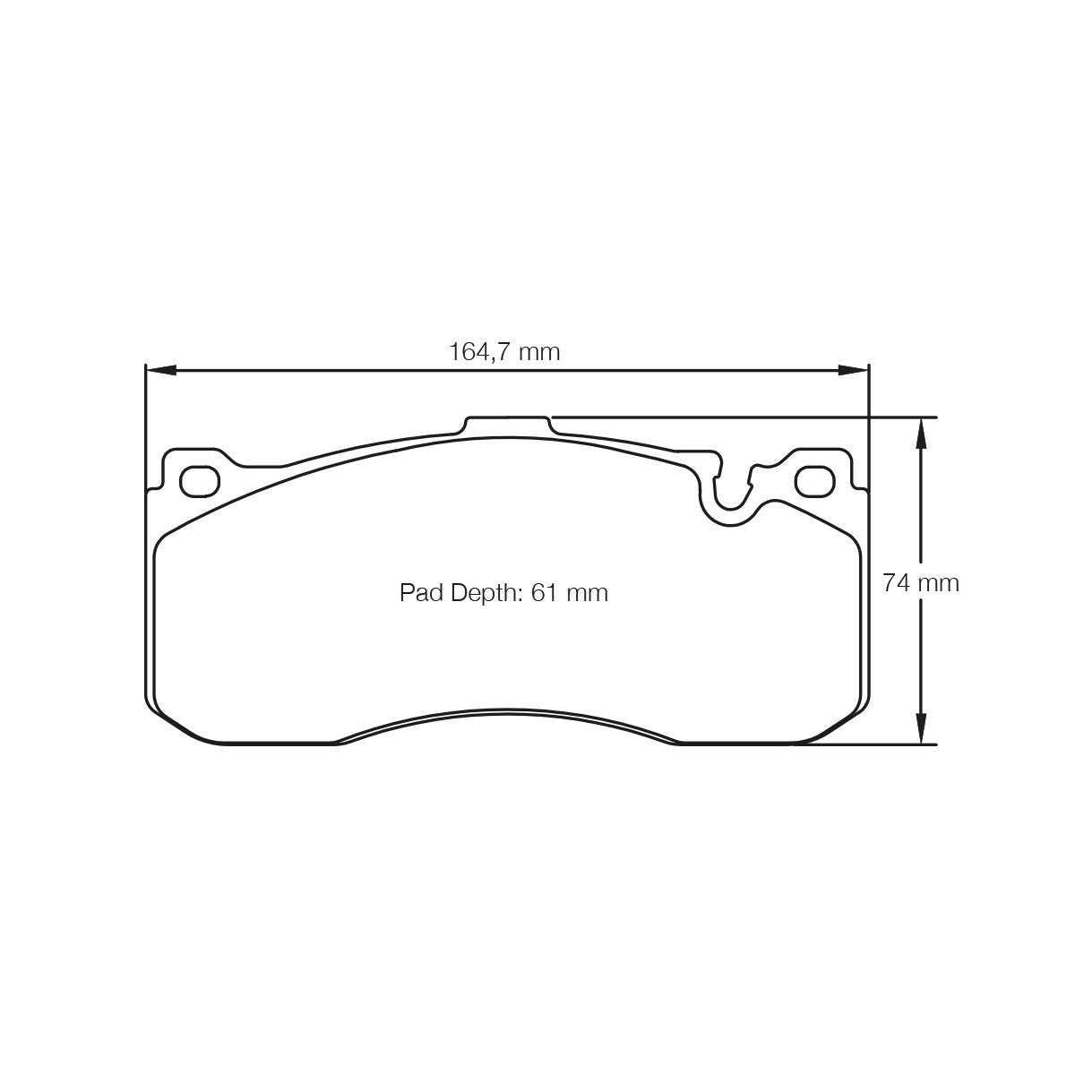 Pagid U-8084 Yellow Racing Pad - RS29 Compound