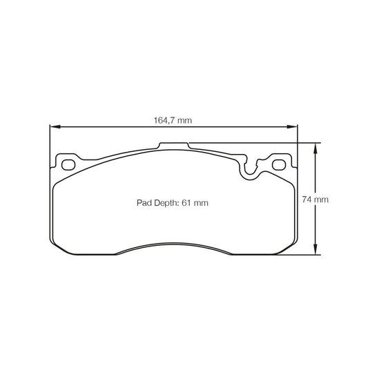 Pagid U-8084 Yellow Racing Pad - RS29 Compound