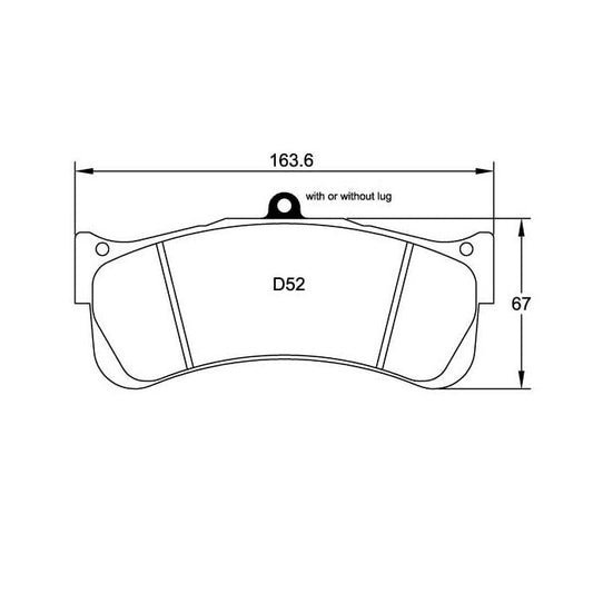 Pagid U-8087 Racing Pad - RST-1 Compound