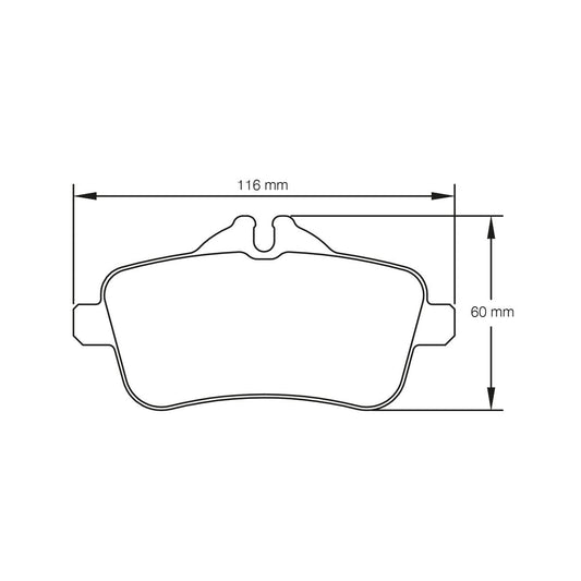 Pagid U-8189 Yellow Racing Pad - RS29 Compound