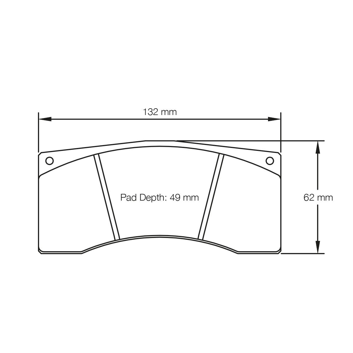 Pagid U-8191 Racing Pad - RSL-1 Compound