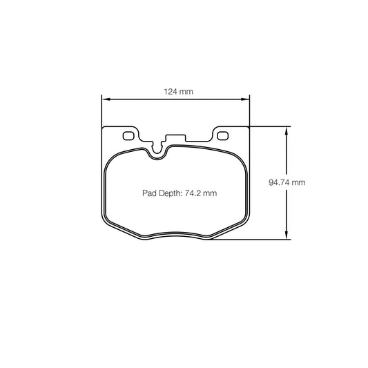 Pagid U-8275 Yellow Racing Pad - RS29 Compound