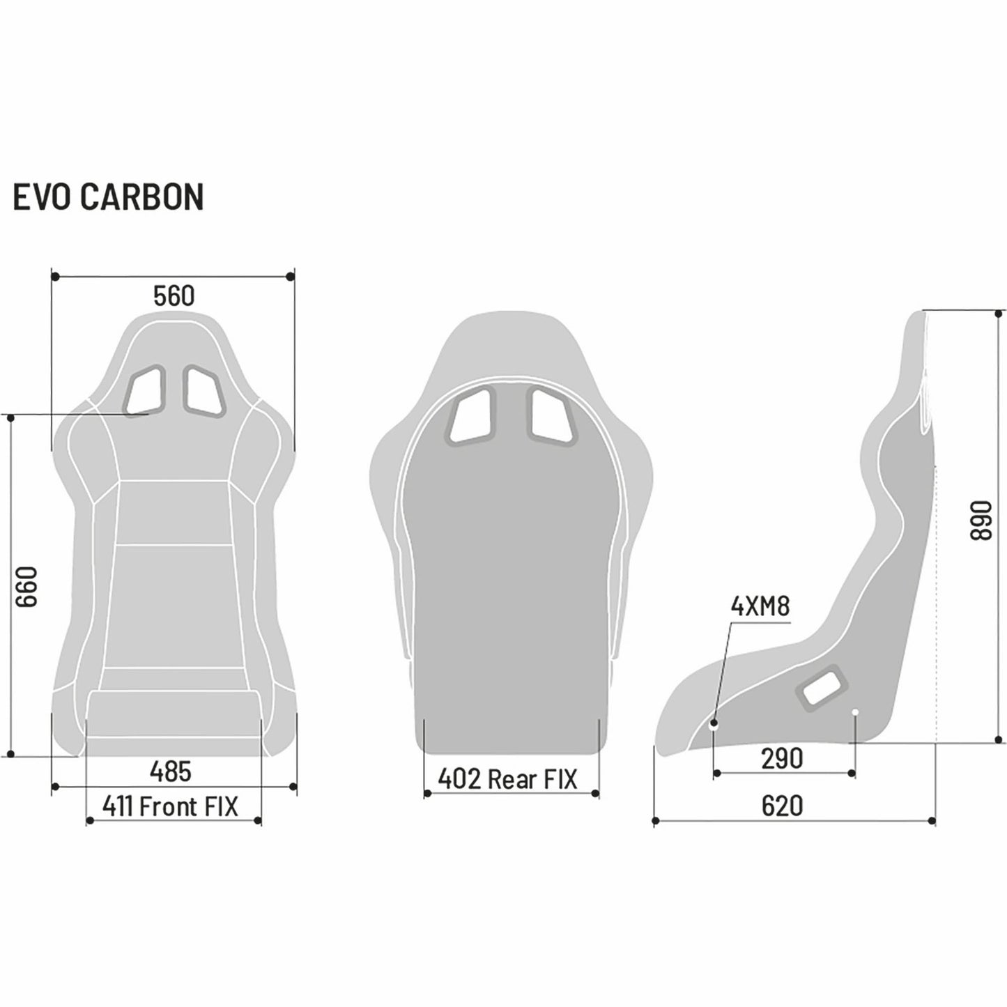 Sparco Evo Carbon Racing Seat