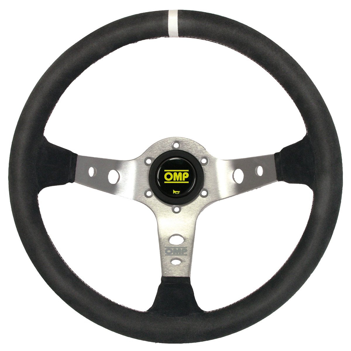 OMP Corsica Steering Wheel - Black Leather