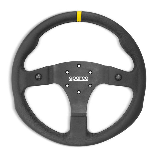 Sparco R350B Steering Wheel - Leather