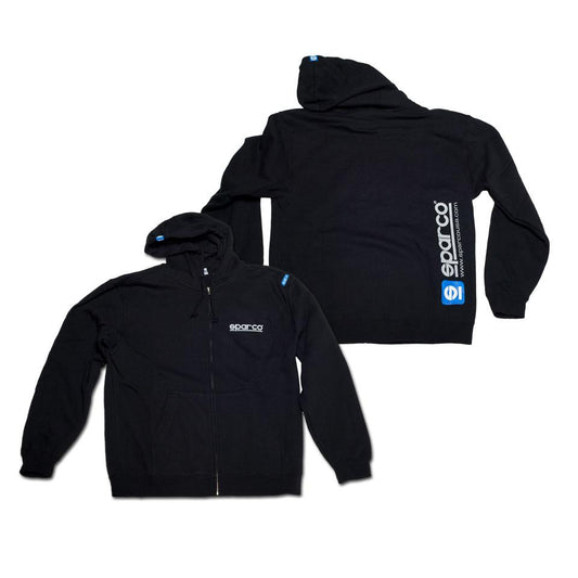 Sparco Zip-Up Hooded Sweatshirt