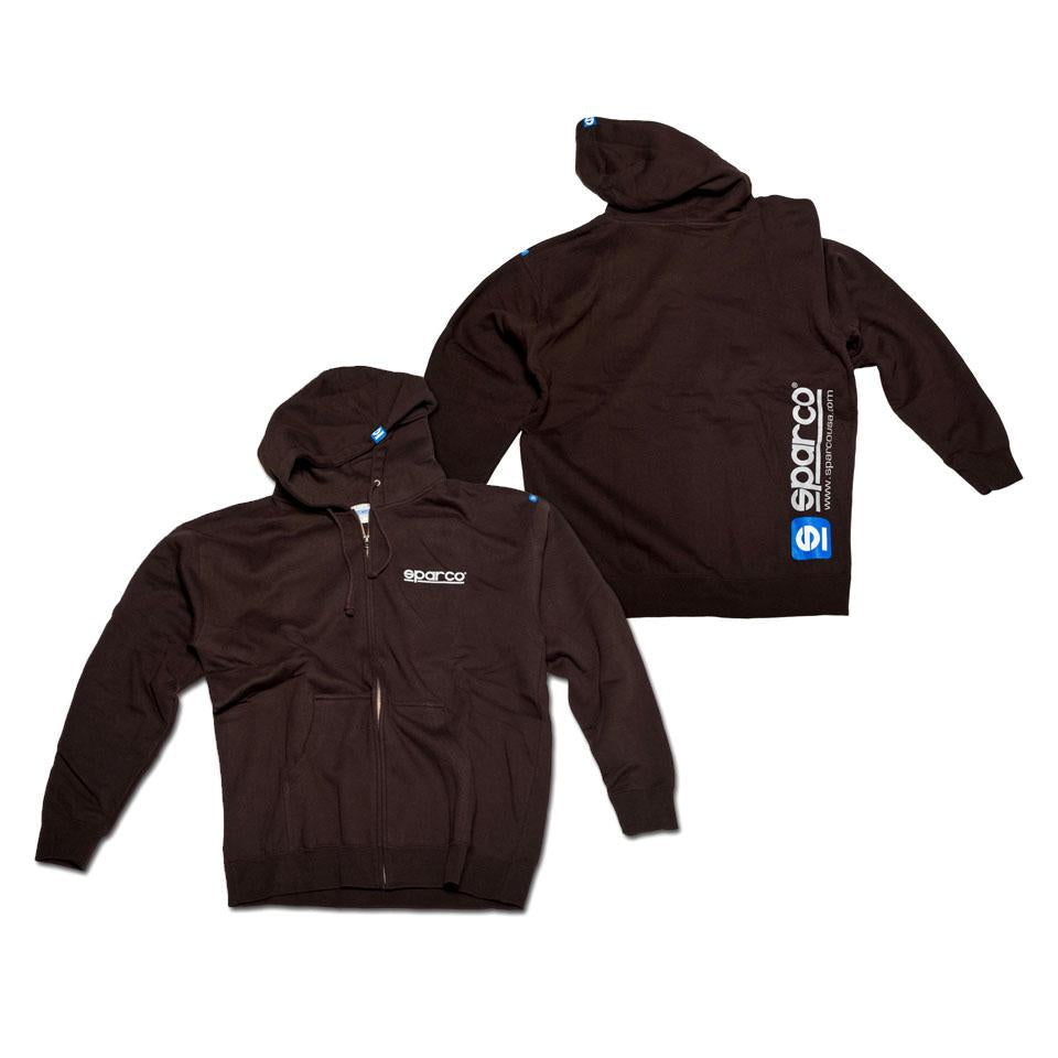 Sparco Zip-Up Hooded Sweatshirt